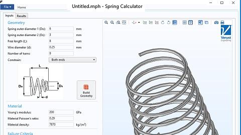 COMSOL Spring App