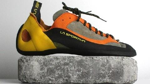 La Sportiva climbing show with Vibram XS Edge outsole rubber 