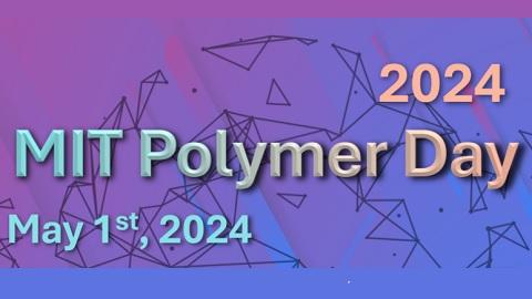Logo for MIT Polymer Day 2024, sponsored by Veryst